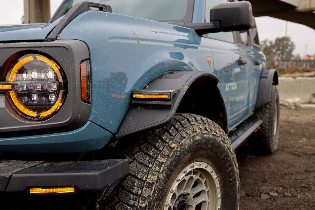 2021-2024 Ford Bronco Frontier Series Front Fender Flares