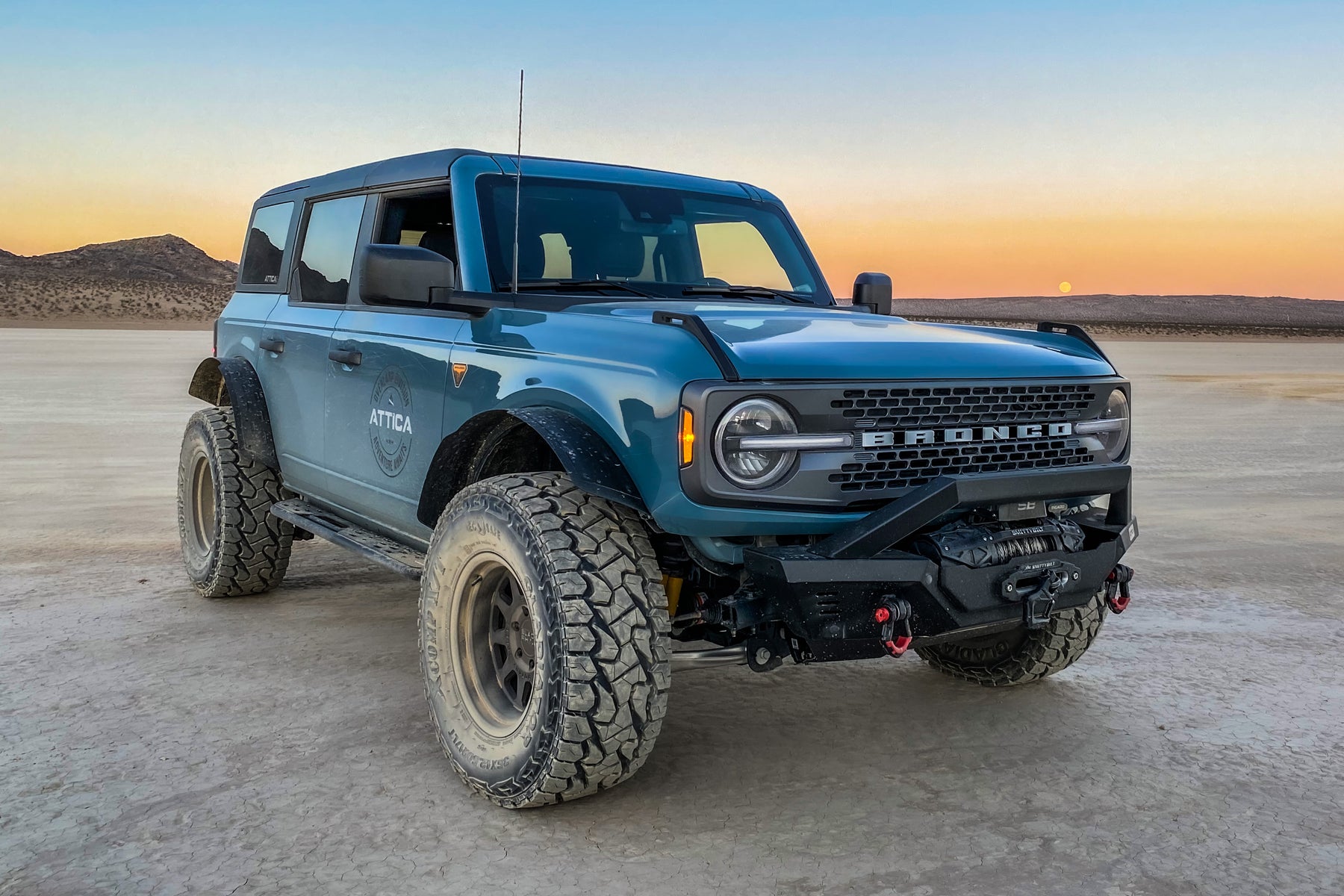 2021-2025 Ford Bronco Terra Series Rock Sliders – Attica 4x4