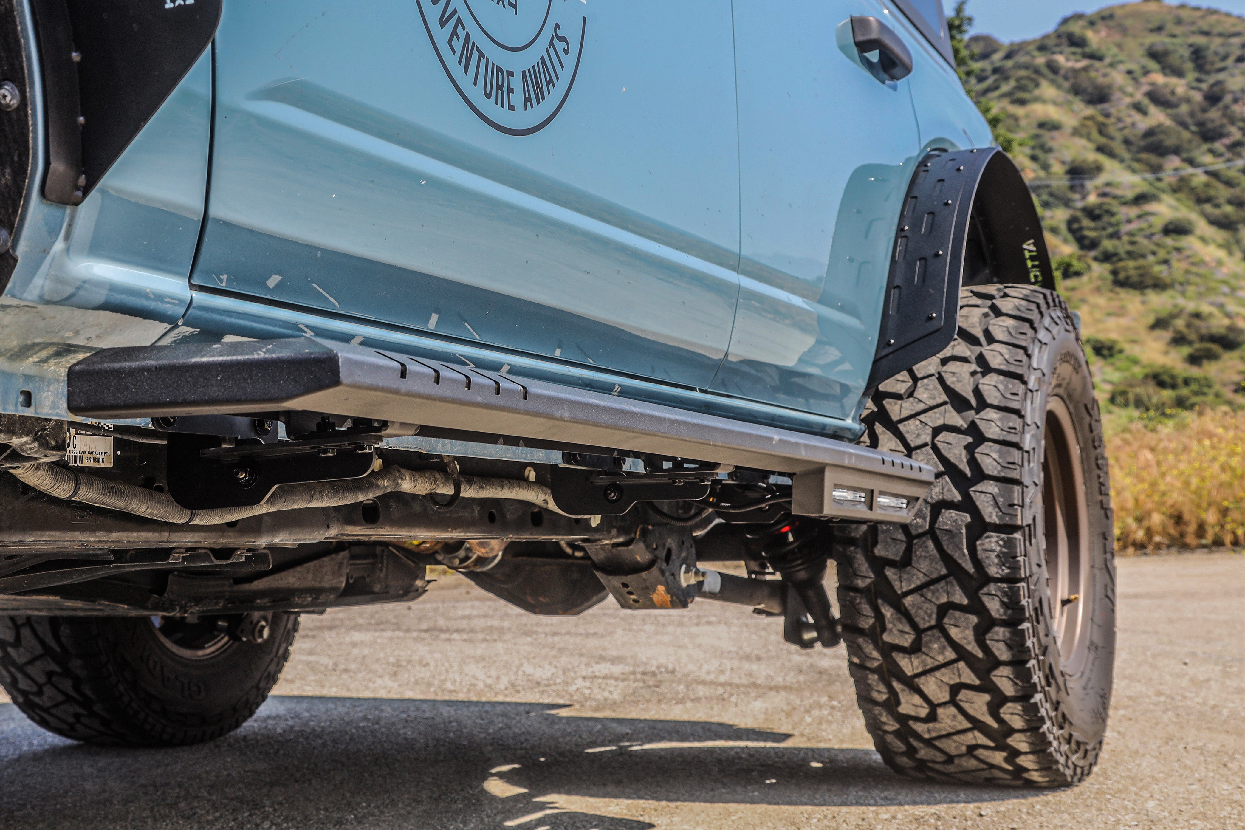 2021-2025 Ford Bronco Frontier Series Side Steps – Attica
