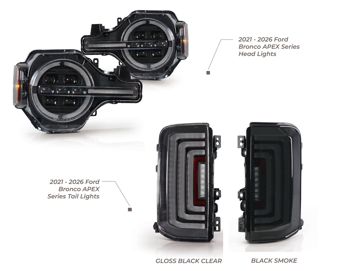 Ford Bronco Head + Tail Light