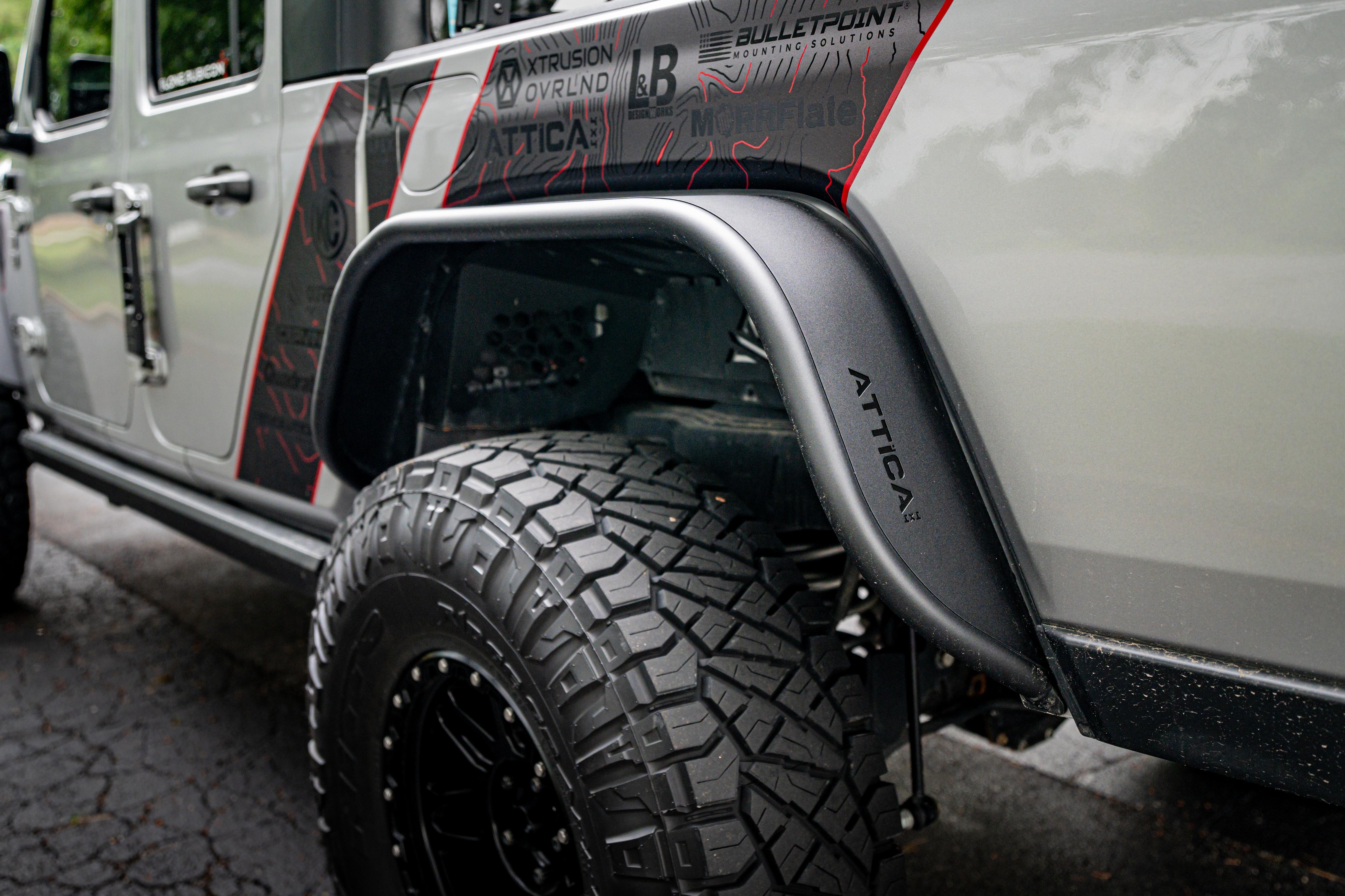 2020-2024 Jeep Gladiator JT Terra Series Rear Fender Flares