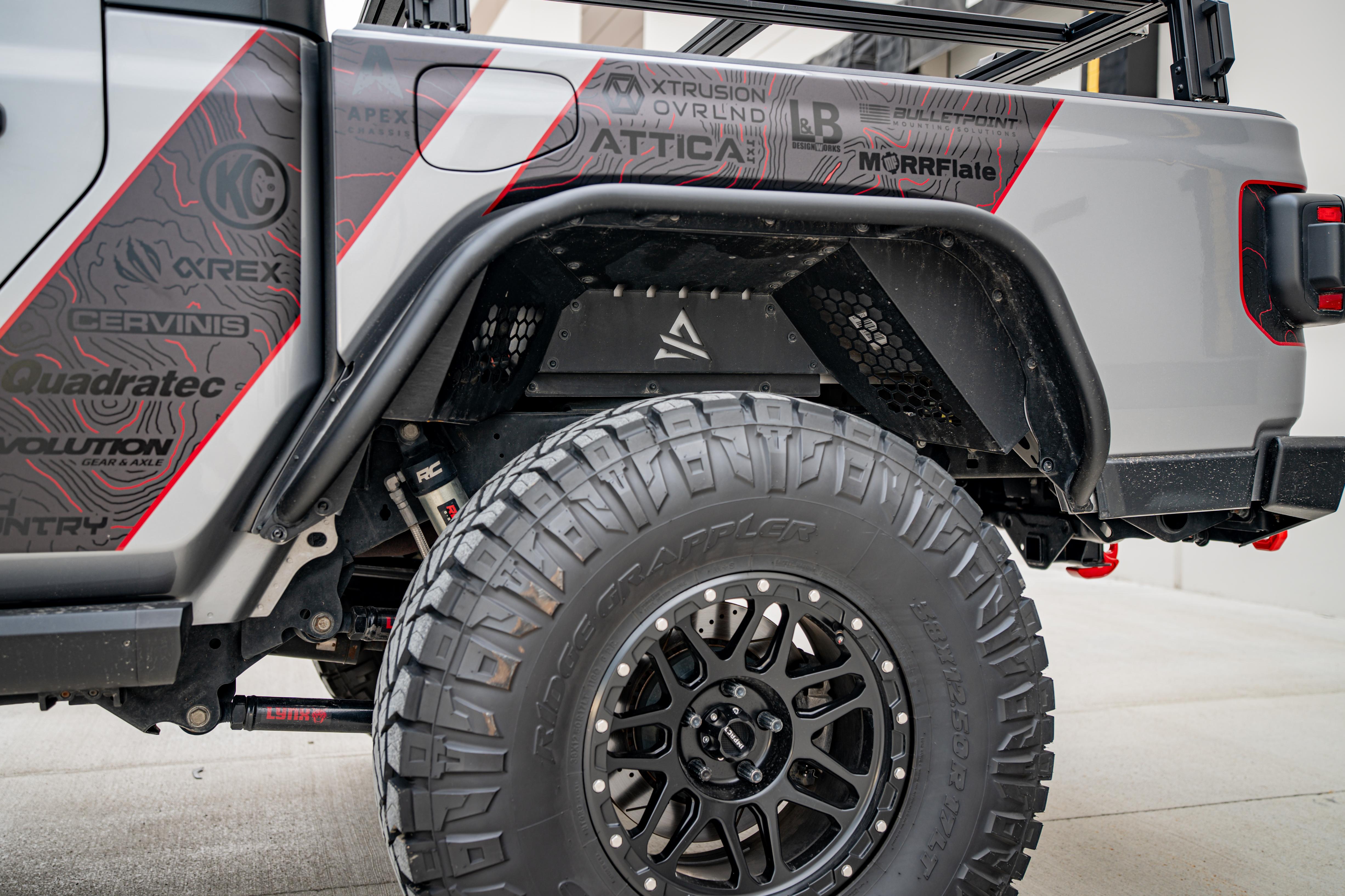 2020-2024 Jeep Gladiator JT Terra Series Rear Fender Flares