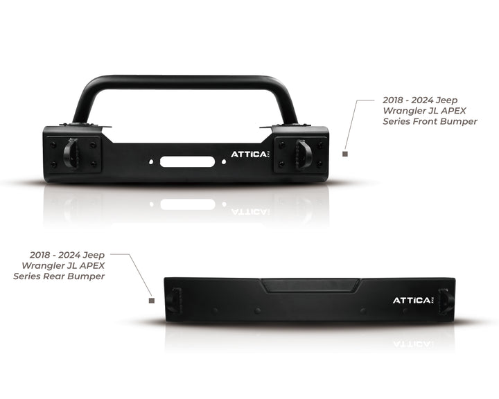 2018-2024 Jeep Wrangler-Front & Rear Bumper